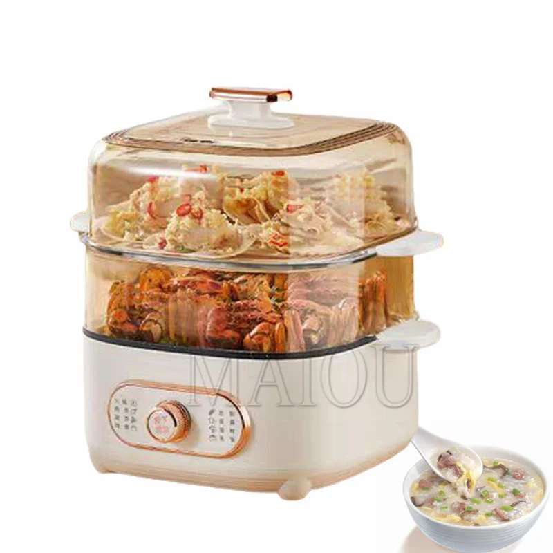 Electric Steamer Multifunctional Household Capacity Multi-Layer Steamer Breakfast Machine