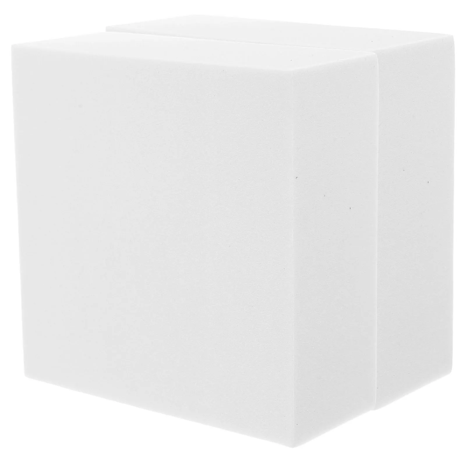 

2Pcs White Polystyrene Foam Blocks Square 10x10x4 Cm for Arts Sculpting DIY Floral Arrangements Crafting Supplies
