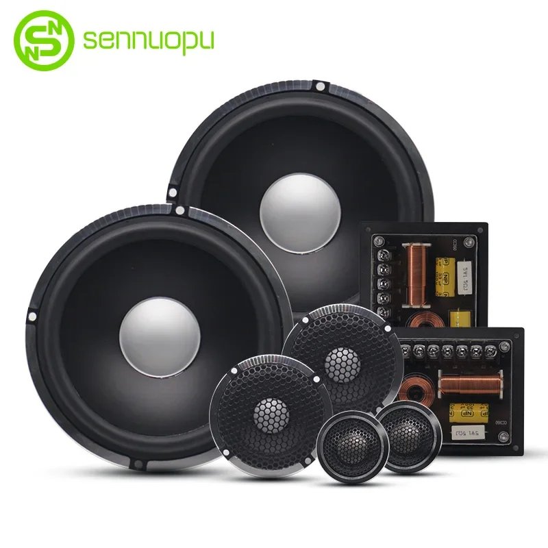 Sennuopu SK-8 Car Speakers Audio Tweeter 3 Way Speakers Sets Car Bass Speaker Car