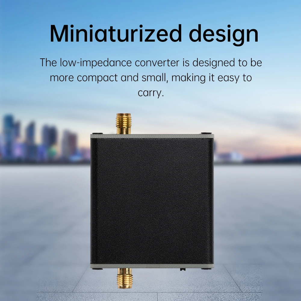 Трансимпедансный усилитель, пончаковая антенна, встроенный аккумулятор 600 мАч, преобразователь с низким импедансом 10–180 МГц + петлевая антенна для рации