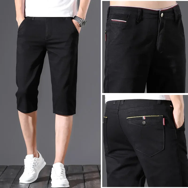 Men's Shorts Seven Points Casual Loose 2024 Summer Thin Fashion Temperament Pants for Men