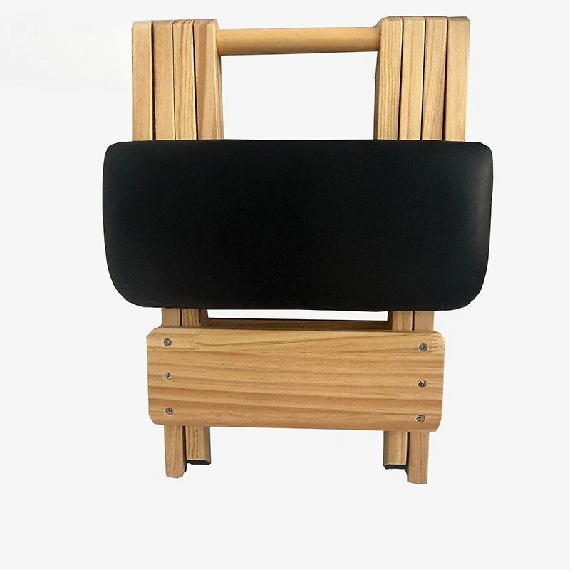 

Solid wood folding stool, yoga training stool, Pilates folding stool