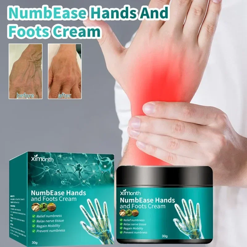 Hand Foot Numbness Health Cream Repair Joint Sore Swelling Relieve Cramp Muscle Strain Bone Ache Care Tratamiento De Relajación