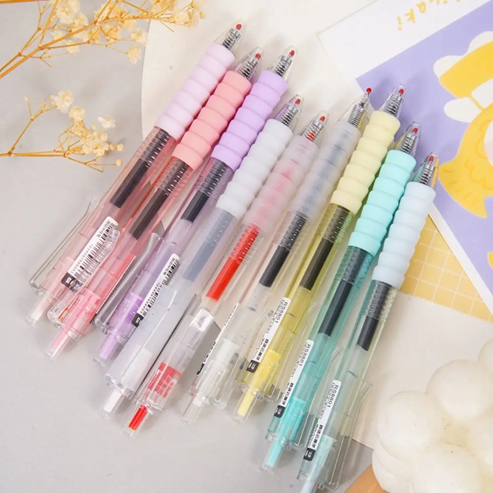 Dirt-resistant Quick-drying Gel Pen Black/Blue/Red Ink Press Type Ballpoint Pen 0.5mm Pen Tip Neutral Pen School Office