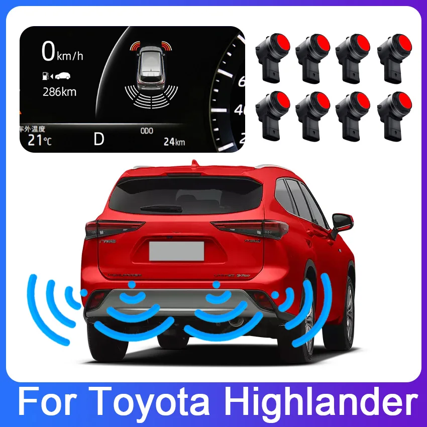 Original Car Parking Sensor Assistance Backup Radar Buzzer System For Toyota Highlander 2015~2017 2018 2019 2020 2021 2022 2023