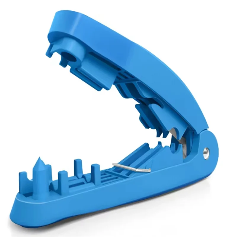 เครื่องมือสายเคเบิลเครือข่าย RJ45 แบบ 2X 4-อิน-1 พร้อมฟังก์ชั่นการตัด ปอก และยืดตรง ใช้ได้กับสายเคเบิล STP/UTP,B