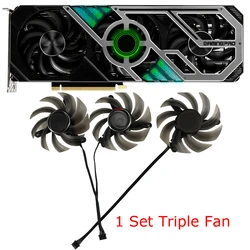 GPU Graphics Card Fan,82MM FD8015U12D,For Palit GeForce RTX 3080 3060 3070 Ti 3080Ti Gamingpro OC,Replace TH8015S2H-PCC02