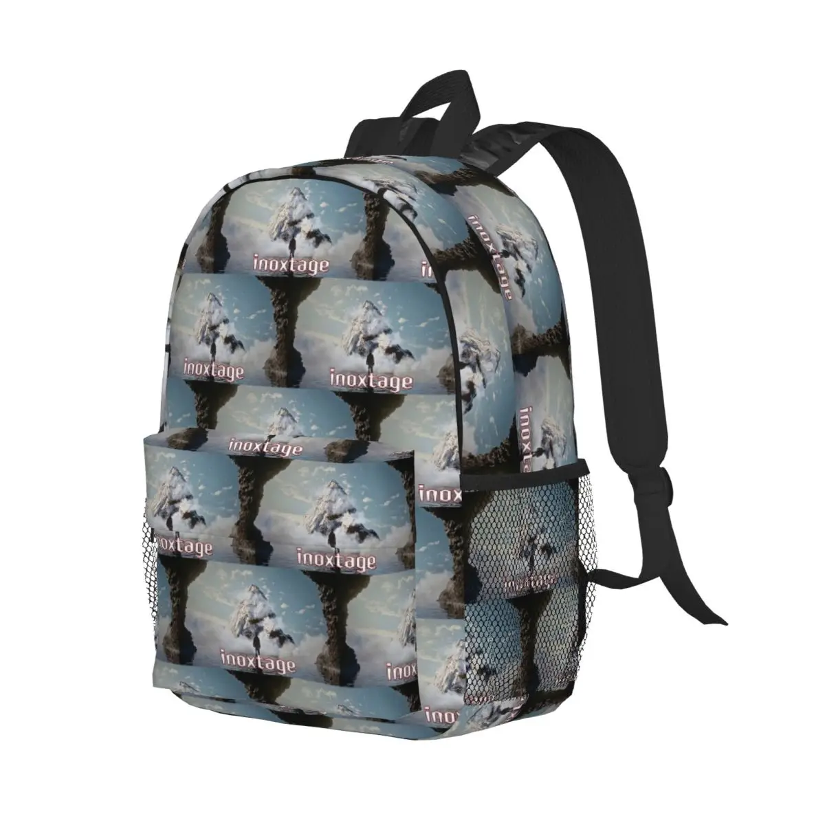 

Inoxtag Everest Stainless Steel Backpack Student Boys Girls BookBag Children School Bag Computer Shoulder Bags for Men Women