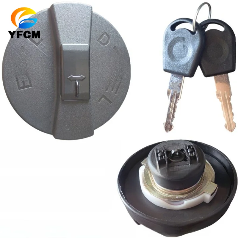 Excavator Parts 14321872 Pneumatic Fuel Tank Cap for Mercedes Benz Truck Large Locking