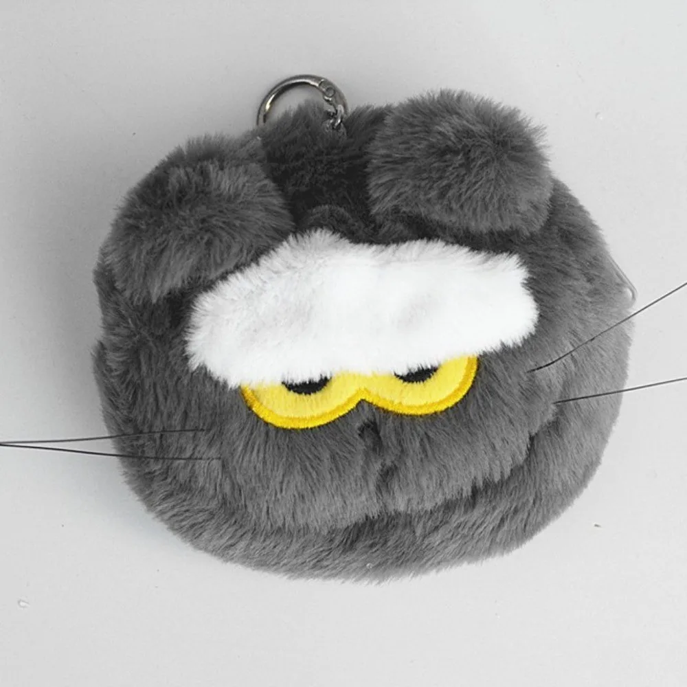 Kpop Idol g-dragon ZOA porte-monnaie en peluche porte-monnaie dessin animé mignon chat gris portefeuille