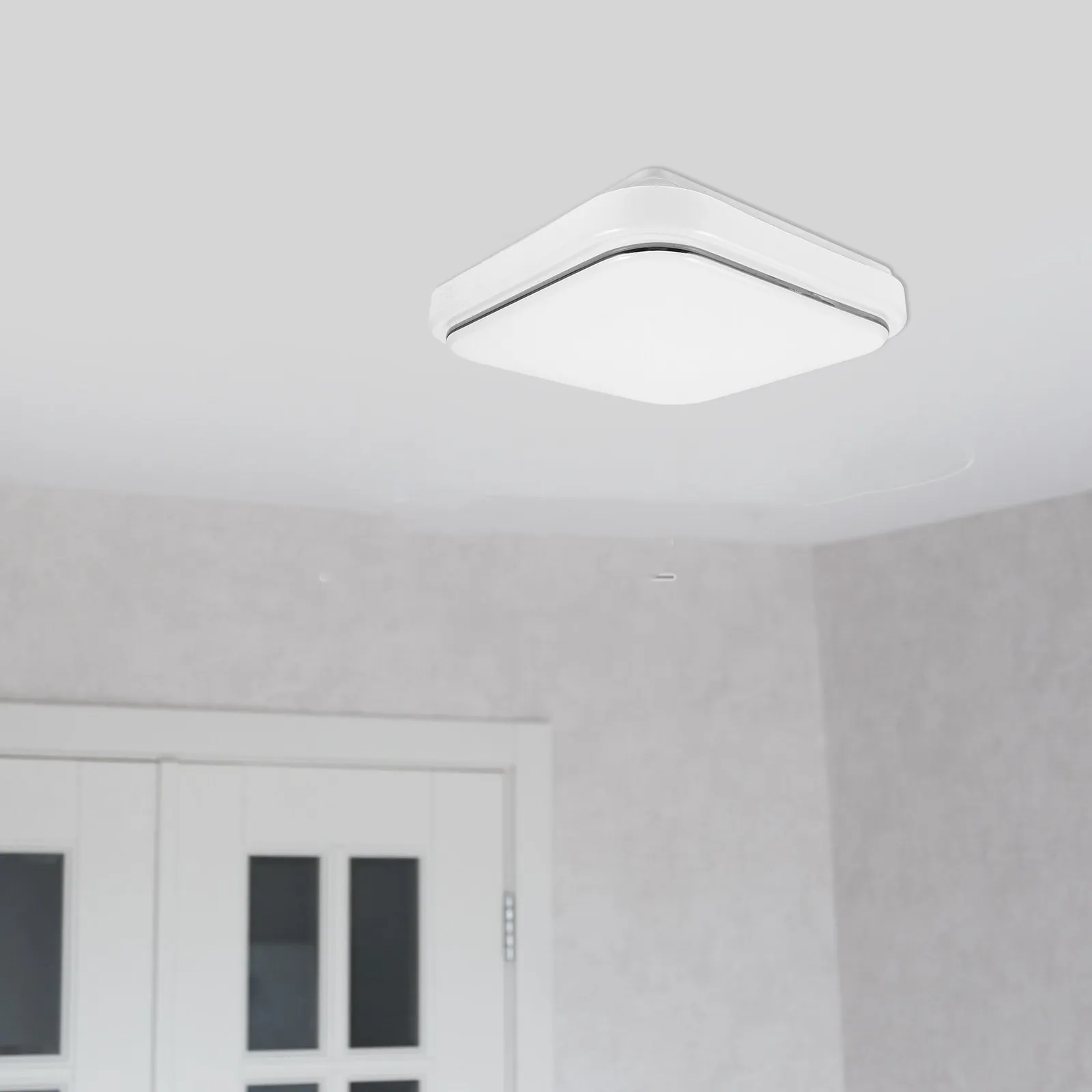 Rectangle Ceiling Light Cover Plastic Lampshade Square Design Easy Install Bedroom Living Room Light Diffuser Replacement