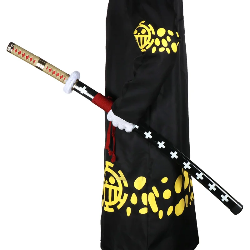 Roronoa Zoro De Madeira Katana Espada, Espadas de Brinquedo, Anime Cos Arma, Adereços, 1:1, Padrão Original, Wado Kitetsu, Shusui, Enma, 41 ", 3 pcs