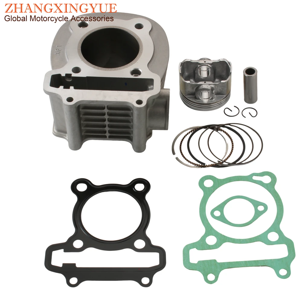 Scooter 57.4mm Big Bore Racing Cylinder Kit For Sym GR125 XS125T Symphony Sr Orbit Jet 4 125 Upgrade from 125cc to 150cc 4T