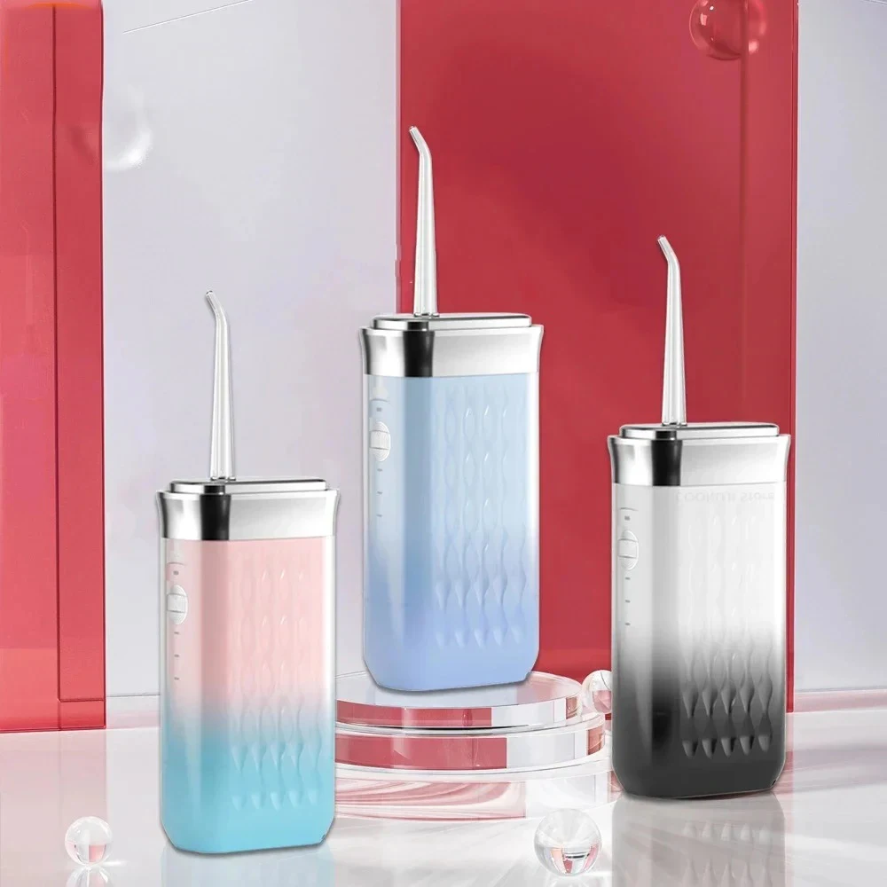 2024 Portable Oral Irrigator USB Rechargeable Capsule Water Flosser Dental Pick Waterproof Cleaner Mouth Washing Machine