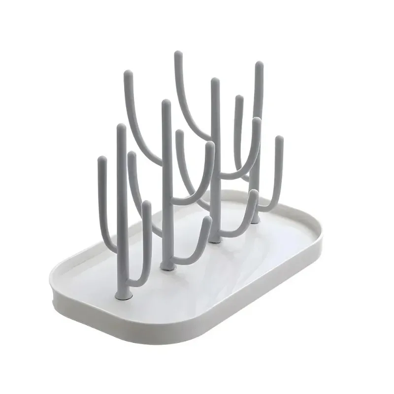 

New Bottle Dry Rack Baby Bottle Drain Drying Racks Blue Pink Baby Bottle Cleaning Dryer Drainer Storage Drying Rack