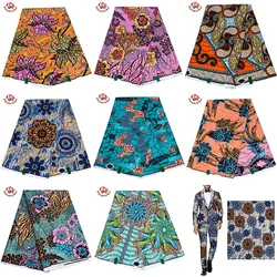 BintaRealWax 100% Cotton African Real Wax Fabric High Quality Gold Wax Print Batik Soft Pagne Nigeria Ankara Wax Fabric