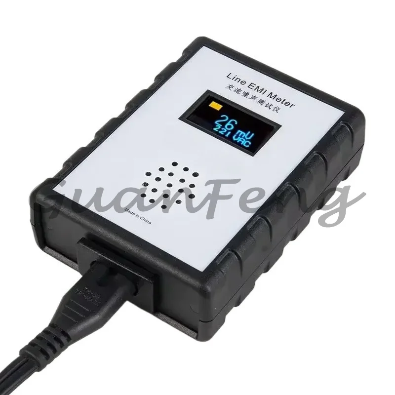 OLED Display Line EMI Measuring Instrument, Broadband AC Power Supply Noise Tester and Ripple Analyzer, EMI Measuring Instrument