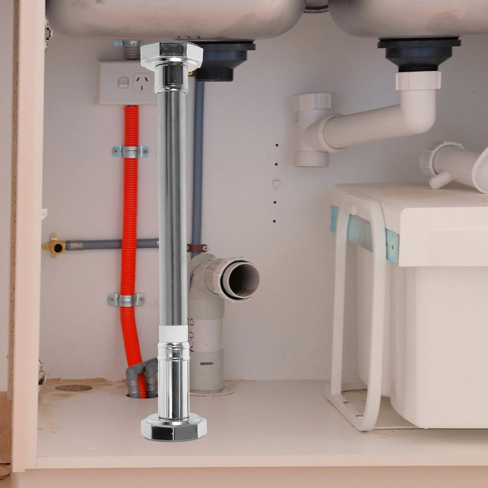 

Кронштейн для встраиваемой раковины из нержавеющей стали, выдвижной, усиленный, для кухонных шкафов и раковин в ванной комнате