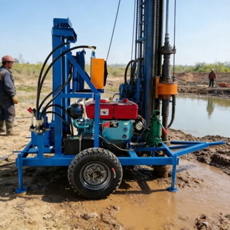 Versatile 180m Mobile Water Well Drilling Rig for Flexible Drilling Operations