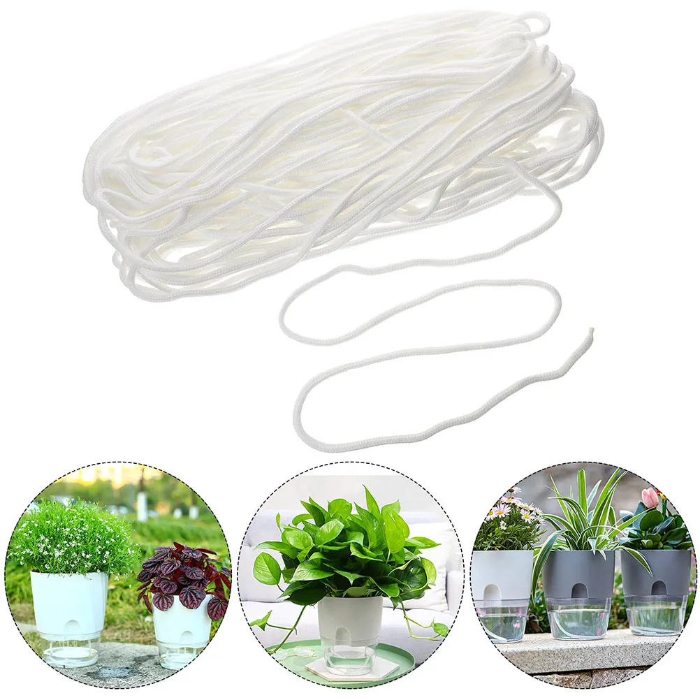 

10m Cotton Rope for Pot Irrigation Planter Automatic System Indoor Potted Plant Accessory Self Cord Absorbent