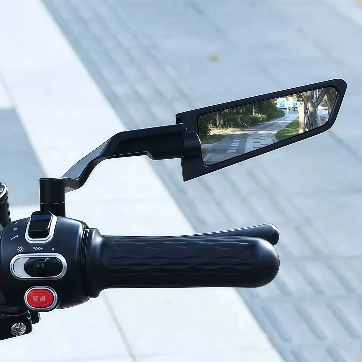 ملحقات الدراجات النارية مرآة أجنحة خفية لتدوير المرايا القابلة للتعديل لياماها Mt 03 07 09 R1R3R7 Xmax Ktm Bmw