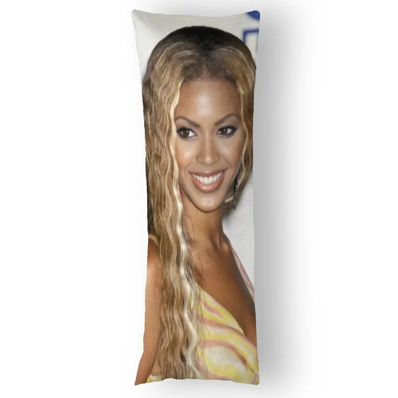 Beyonce-funda de almohada abrazo funda de almohada de satén Almohada Anime funda de almohada para el cuerpo funda de cojín 35X100cm60X200cm 12,15