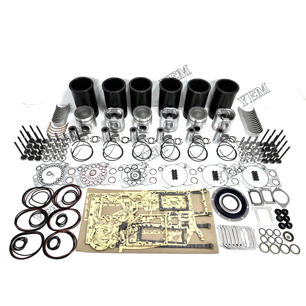 Brand-New 6D170 Overhaul Rebuild Kit With Gasket Set Bearing&Valve Train For Komatsu engine parts