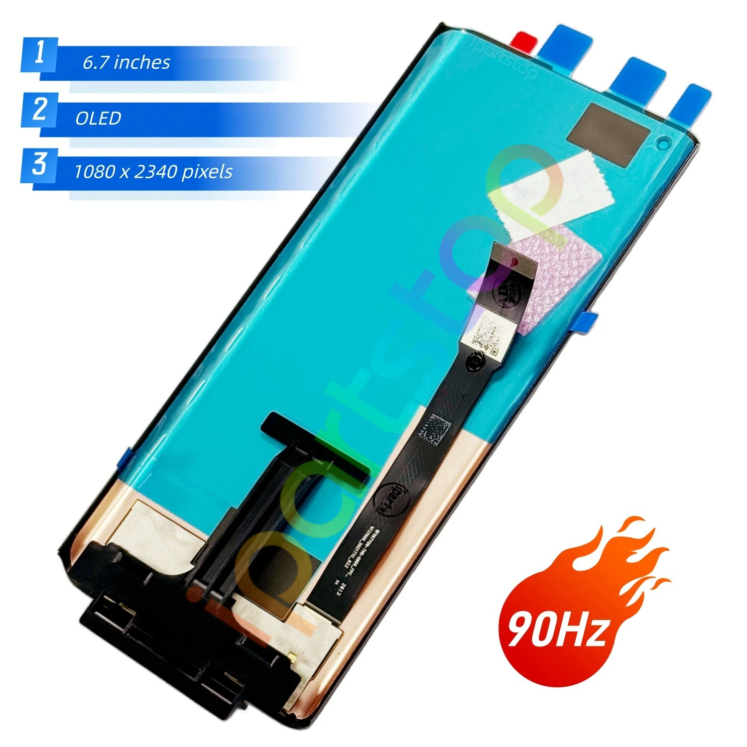 iParts Replacement OLED Display for Motorola Edge 5G XT2063-2 XT2063-3 Edge+ Plus 2020 XT2061-3 90Hz Touch Screen Assembly OEM