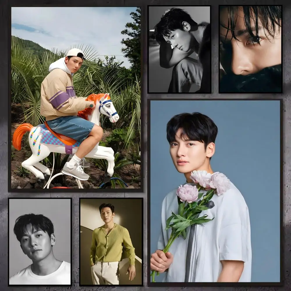 Celebrity J-Ji Chang Wook Poster Artistic Watercolor Graffiti Posters, Chic Wall Decor for Living Room, Bedroom, Office