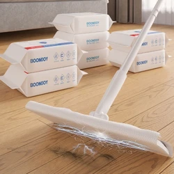 35PCS Disposable Mop Cloth Thickened Mop Replacement Cloth Removal Paper for Floor Cleaning Pet Hair Dust Adsorption Home Clean