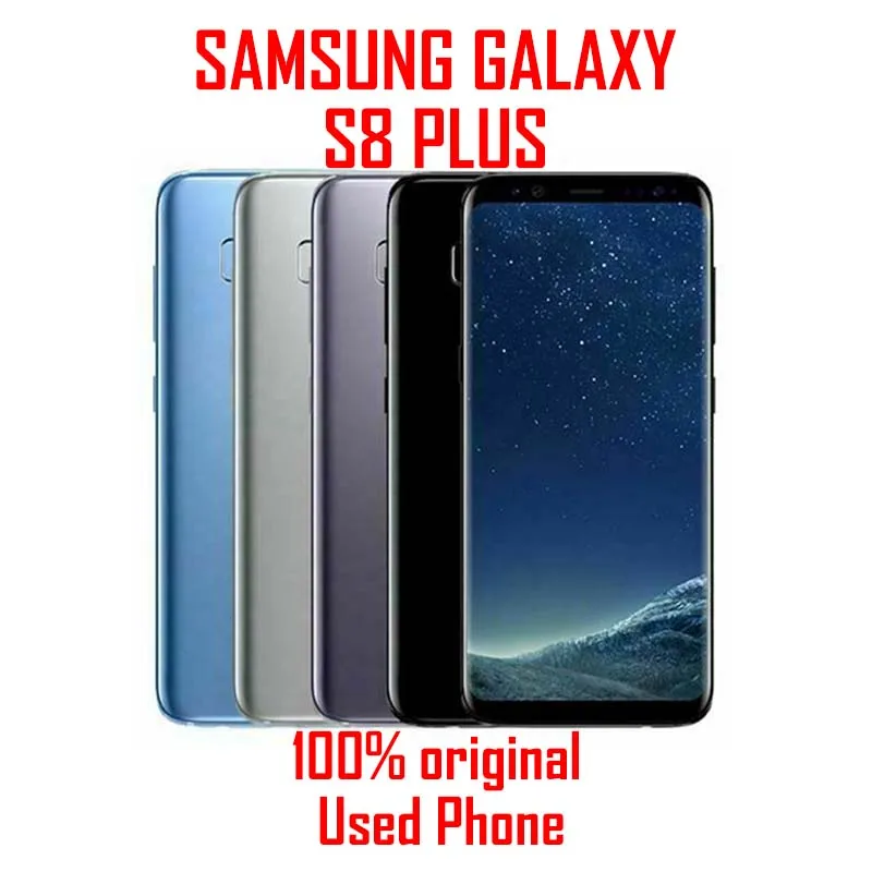 هاتف Samsung Galaxy S8+ S8 Plus G955U G955F 4G WIFI NFC هاتف محمول 6.2 بوصة 4 جيجابايت + 64 جيجابايت 12 ميجابكسل + 8 ميجابكسل + 2 ميجابكسل ثماني النواة أندرويد هاتف ذكي أصلي #1