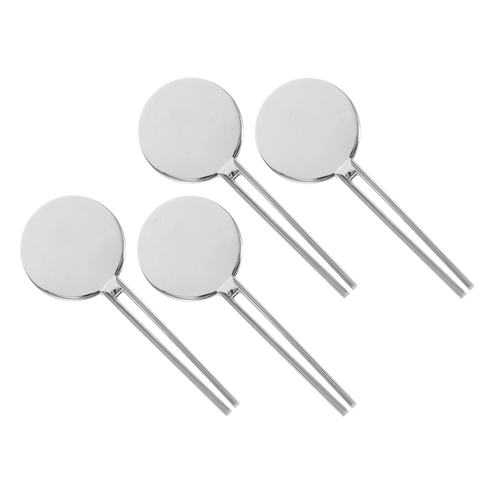 

4pcs Squeezer Stainless Steel Manual Tube Squeezer For Toothpaste Creams Travel Home Use Metal Toothpaste Saver Tool Roller