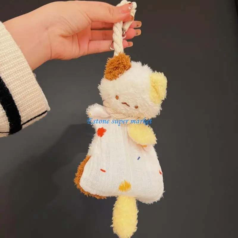 090B Stuffed Hand Puppet Toy Soothing Doll Christmas Gift Hand Puppet Doll for Kids