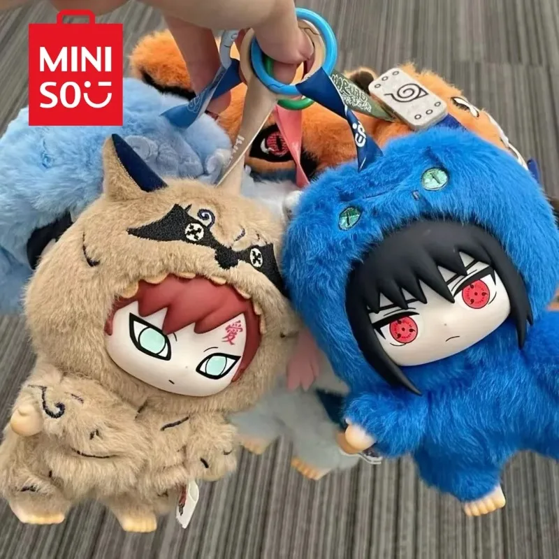 กล่องสุ่มตุ๊กตา MINISO ของแท้ นารูโตะ เออากิ ตุ๊กตาปาร์ตี้นารูโตะ ชิปปุเด็น ของเล่นตุ๊กตา กล่องสุ่ม จี้สวยงาม ของขวัญวันเกิด อนิเมะ