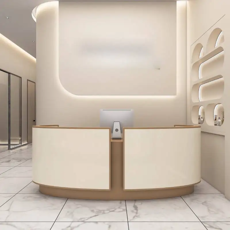 

Стойки ресепшн с круглыми выдвижными ящиками, современный дизайн, для салонов красоты, офисов, баров, мебель для зоны ресепшн