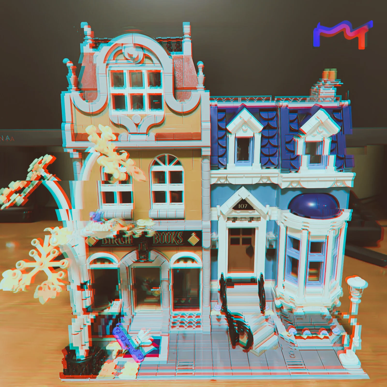 2026 New Hot Toys 2504pcs Street View Downtown Book-shop Modular Buildings Building Block Puzzle Model Birthday Ornament Gift - view 4