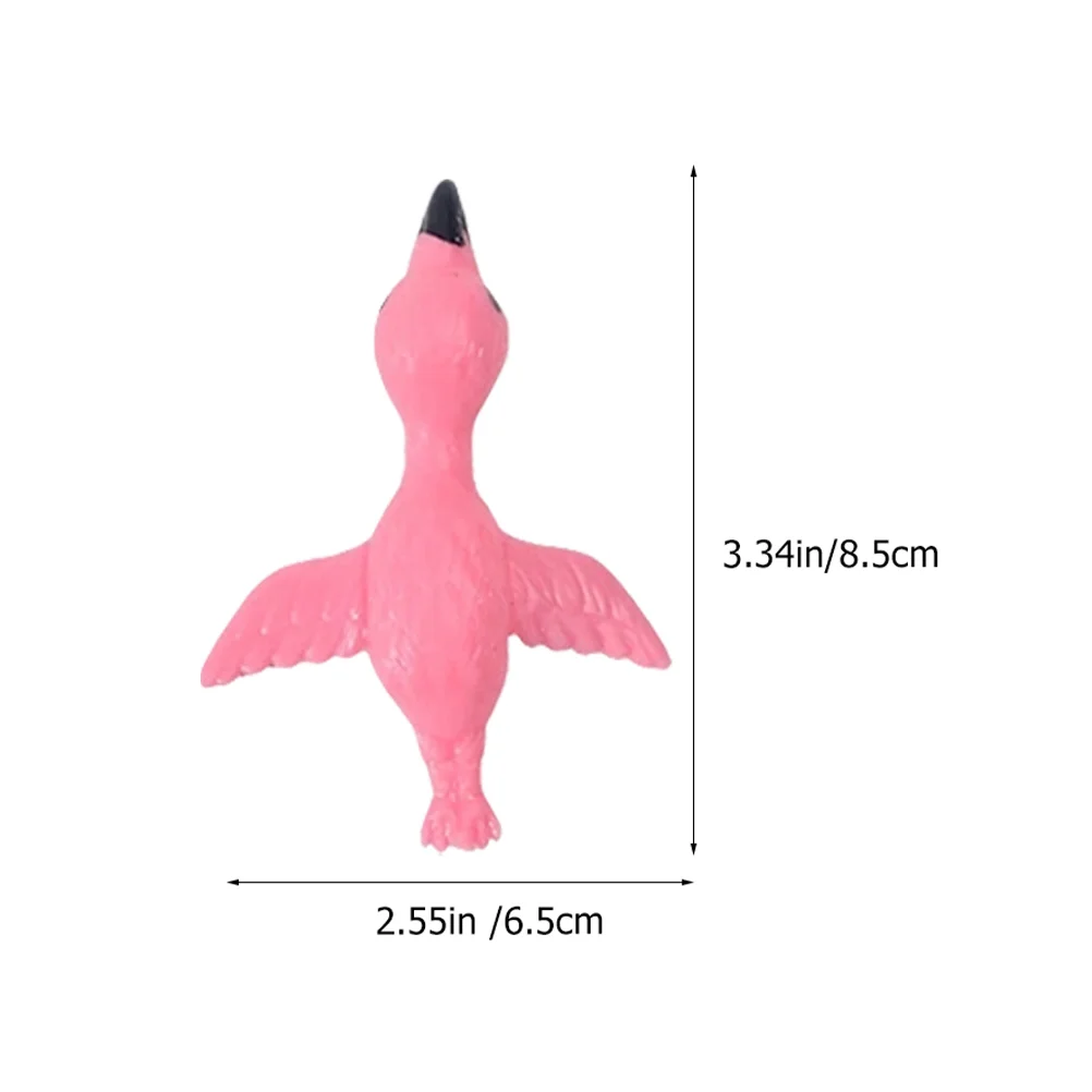 장난감 감각 장난 손가락 비행 게임 치킨 장난감, 탄성 어린이 액세서리, 어린이 투석기, 12 개