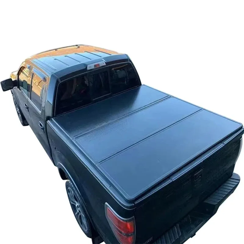 

Pickup Truck Bed Aluminum/fiberglass Hard Tri Fold Tonneau Cover for 2016-2018 S10