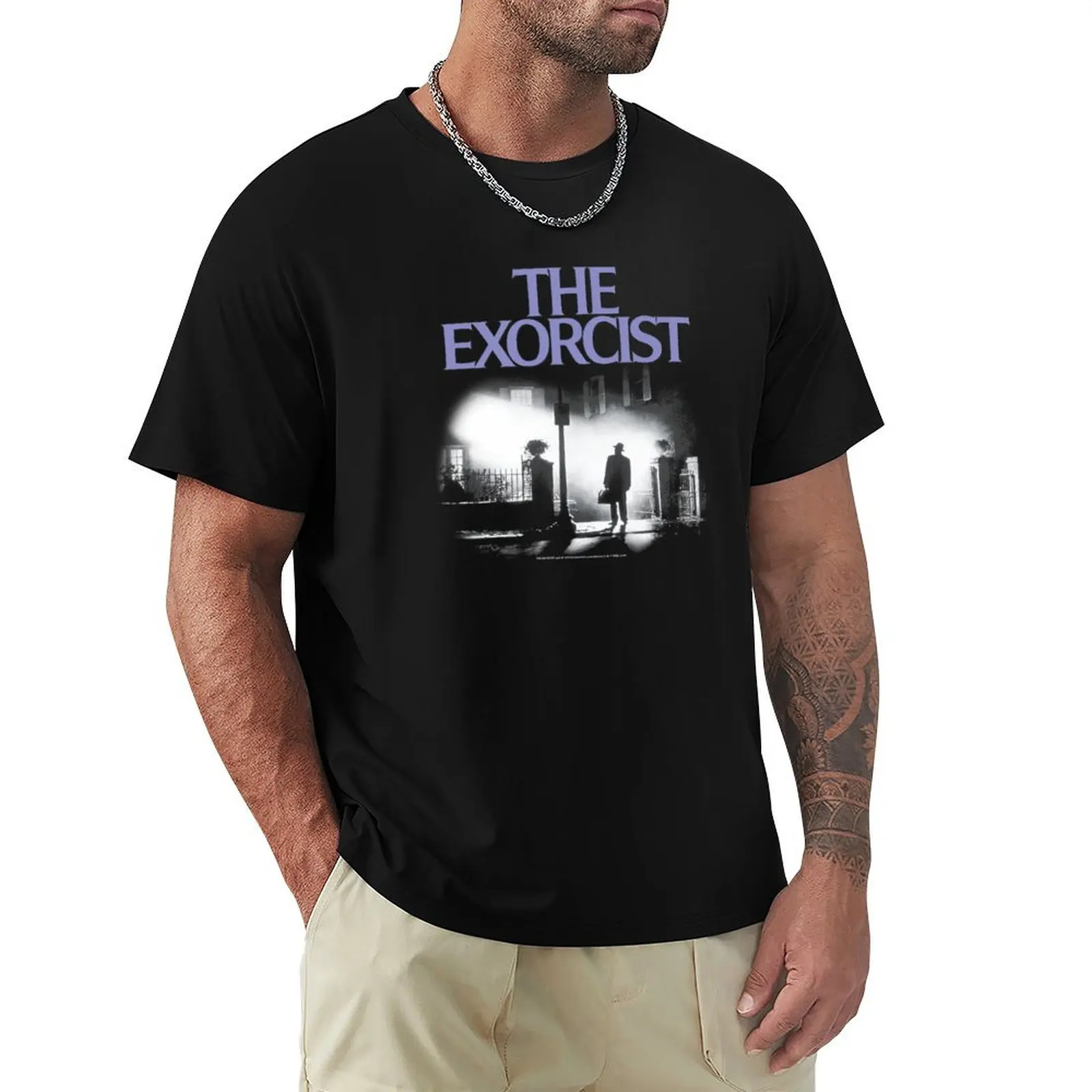 

the exorcist purple T-Shirt boys whites valentines boutique clothes graphic shirts designer t shirt men