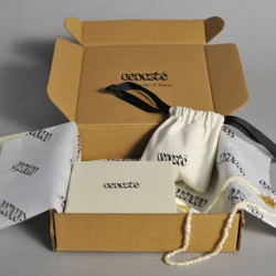 High Quality Custom printed cotton  jewelry pouches with logo, cotton jewelry packaging pouch with Drawstring bag