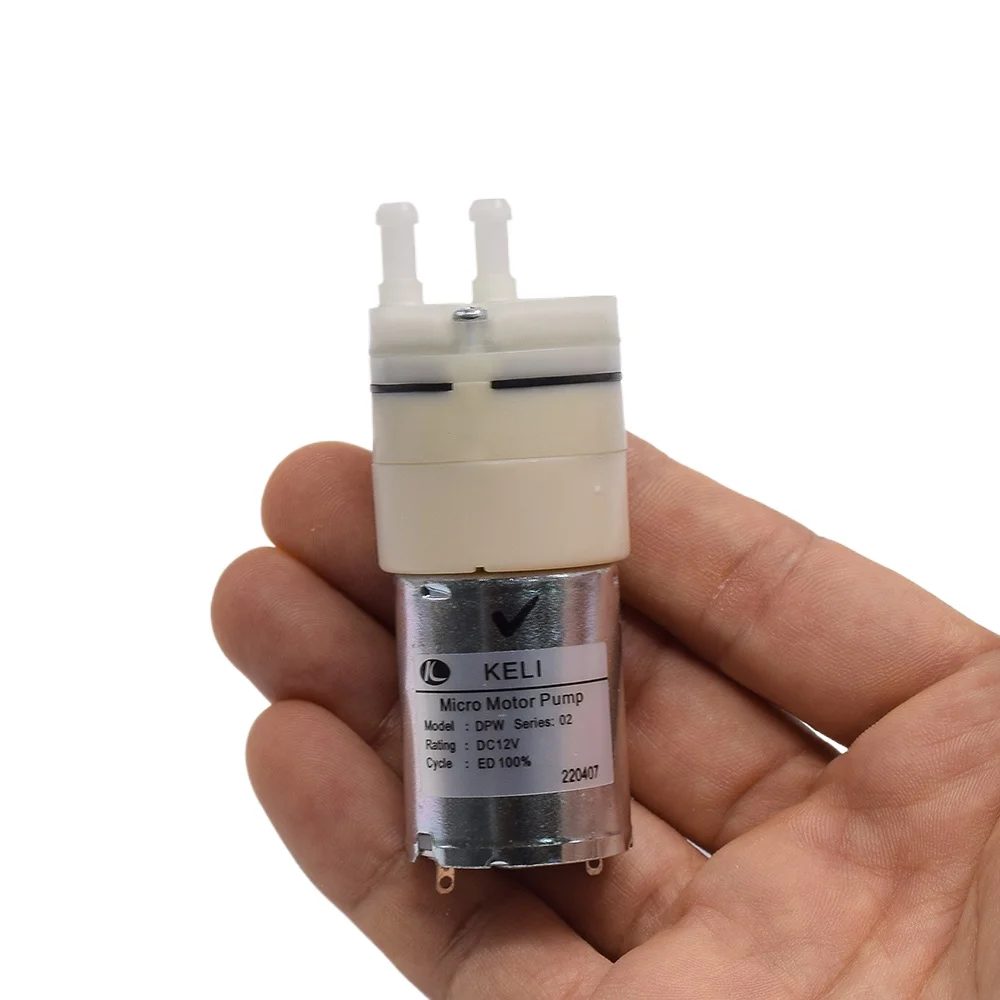 

KELI DPW-02 DC 12 В микро мини водяной насос самовсасывающий электрический мембранный насос для пропаривания и выпечки микроволновая печь