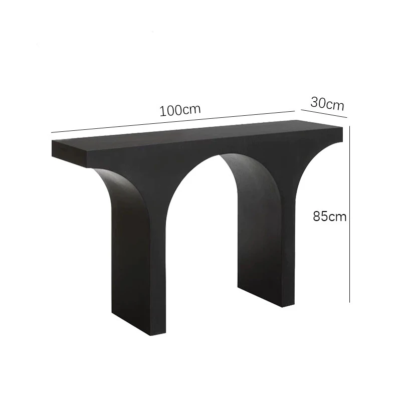 Storage Customizable Console Table Wide Customer Entryway Table Space Saving Comfortable Tavolo Ingresso Living Room Furniture view 2
