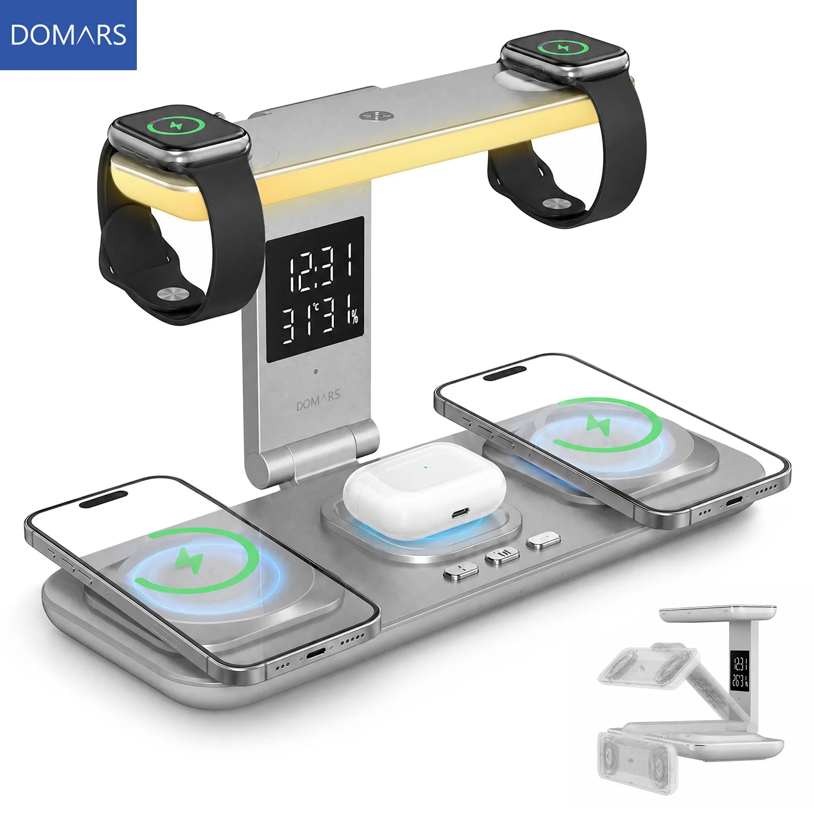 charging station how to charge a single airpod