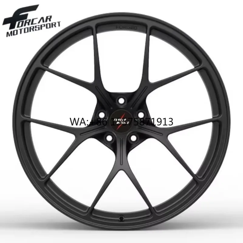 

Passenger Car Matte Black One-Piece Design Gloss Color High Standard New T6061 Custom 16-24 Inch Alloy Forged Wheels Rims