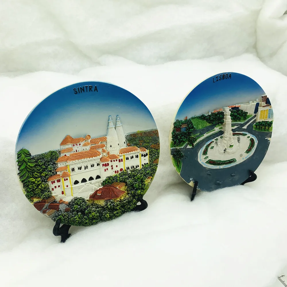 Portugal Sintra Lisboa Resin Creative Decoration Articles Tourist Souvenir Ornaments Decoration Articles Handicraft Gifts