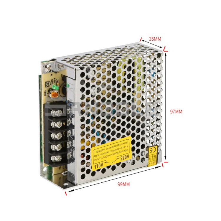 S-25-12 S Type Single Output Regulator Switch Power Supply 25W Instrument Meter Automation Monitor LED Strip 5/12/15/24V