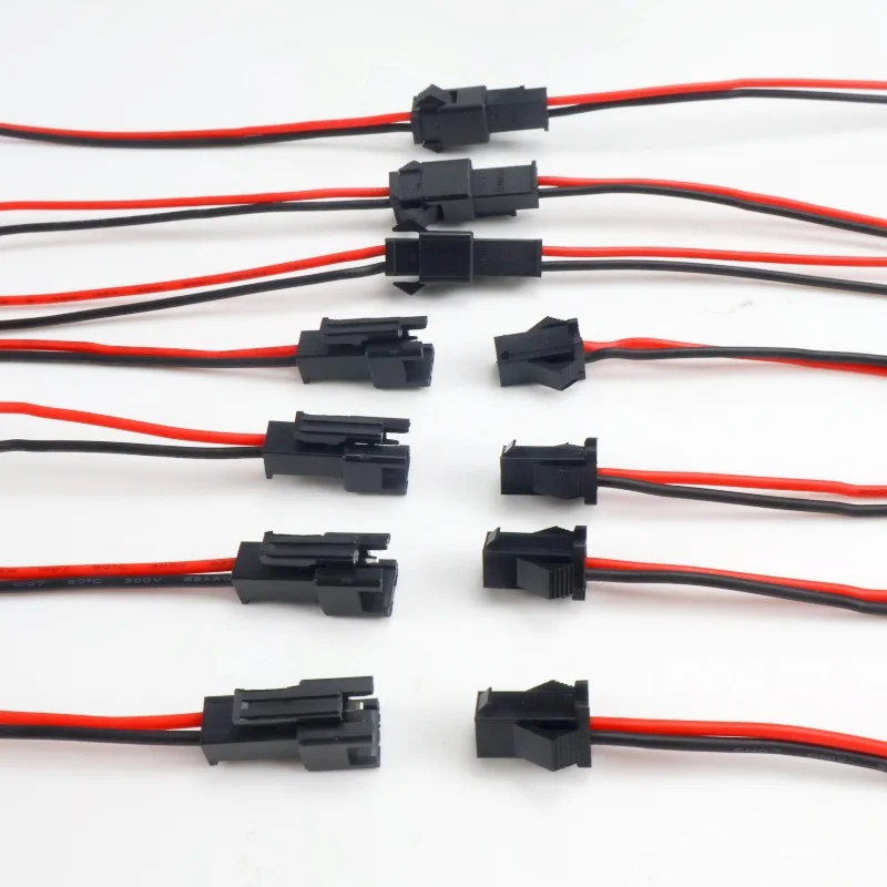 Man-vrouw Plug Terminal Wire Connector SM Terminal Line LED Downlight Plafondlamp 10/20Pairs