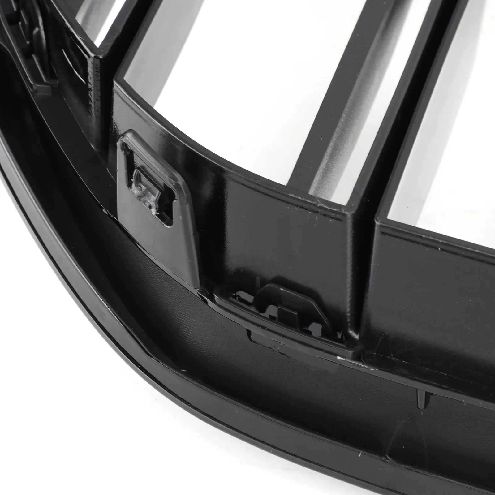 Grade dianteira preta dupla brilhante Artudatech adequada para BMW Série 5 G30 G31 21-22 com câmera