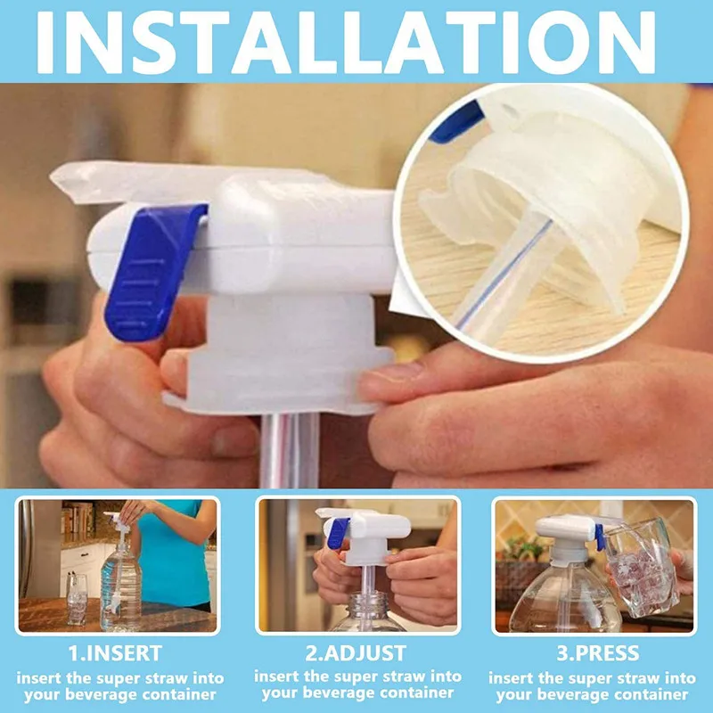 Distributore automatico di bevande pompa acqua elettrica famiglia succo d'arancia distributore di acqua di latte fontanella pressa pipetta