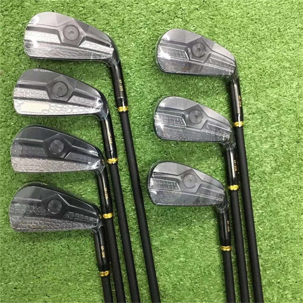 New Golf Irons I.H.A  XP-306 hollow black Golf Irons black 7pcs 456789p Steel or graphite golfclubs